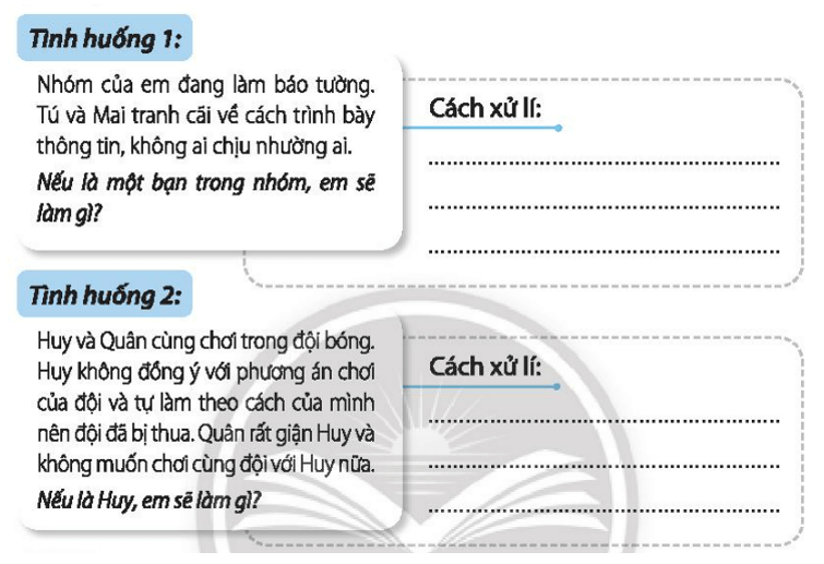 Vở bài tập Hoạt động trải nghiệm lớp 3 trang 22, 23 Tuần 12 | Chân trời sáng tạo