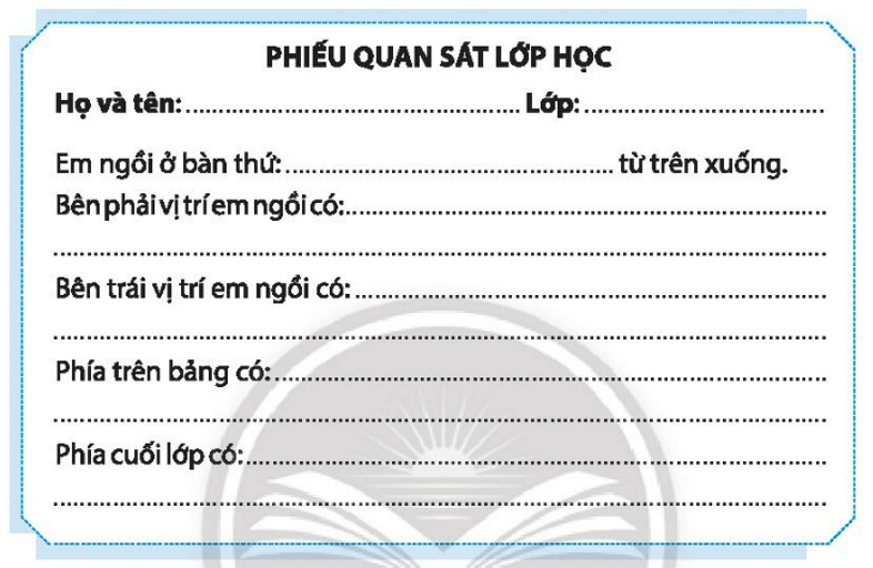 Vở bài tập Hoạt động trải nghiệm lớp 3 trang 8, 9 Tuần 3 | Chân trời sáng tạo