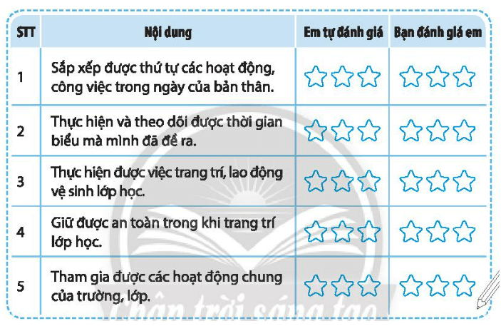 Vở bài tập Hoạt động trải nghiệm lớp 3 trang 10, 11 Tuần 4 | Chân trời sáng tạo