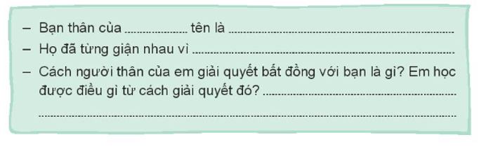 Vở bài tập Hoạt động trải nghiệm lớp 3 Tuần 10 trang 23, 24, 25: Bảo vệ tình bạn, Chúng mình hiểu nhau  | Kết nối tri thức