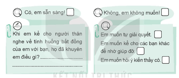 Vở bài tập Hoạt động trải nghiệm lớp 3 Tuần 10 trang 23, 24, 25: Bảo vệ tình bạn, Chúng mình hiểu nhau  | Kết nối tri thức