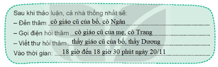 Vở bài tập Hoạt động trải nghiệm lớp 3 Tuần 12 trang 27, 28, 29: Thầy cô trong mắt em, Món quà tặng thầy cô  | Kết nối tri thức