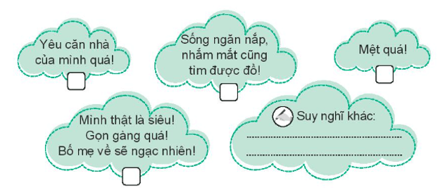 Vở bài tập Hoạt động trải nghiệm lớp 3 Tuần 13 trang 30, 31, 32: Tự sắp xếp đồ dùng ngăn nắp, đôi tay khéo léo  | Kết nối tri thức