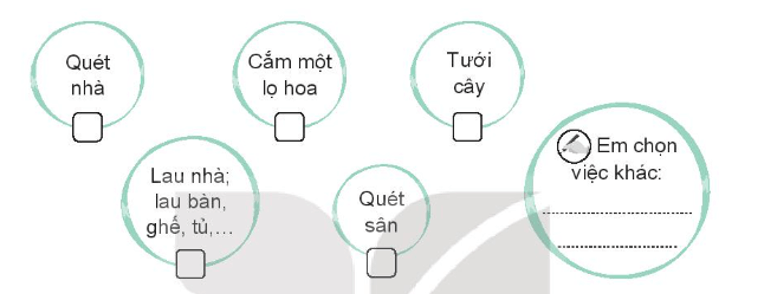 Vở bài tập Hoạt động trải nghiệm lớp 3 Tuần 15 trang 34, 35: Nhà là tổ ấm, Em chăm sóc nhà cửa | Kết nối tri thức