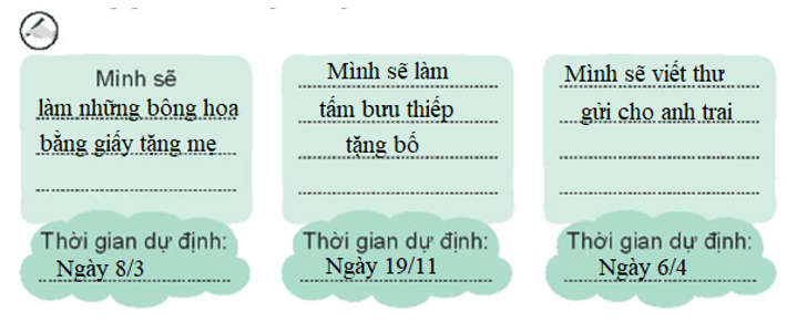 Vở bài tập Hoạt động trải nghiệm lớp 3 Tuần 18 trang 39, 40: Lá thư tri ân, Tình cảm gia đình  | Kết nối tri thức