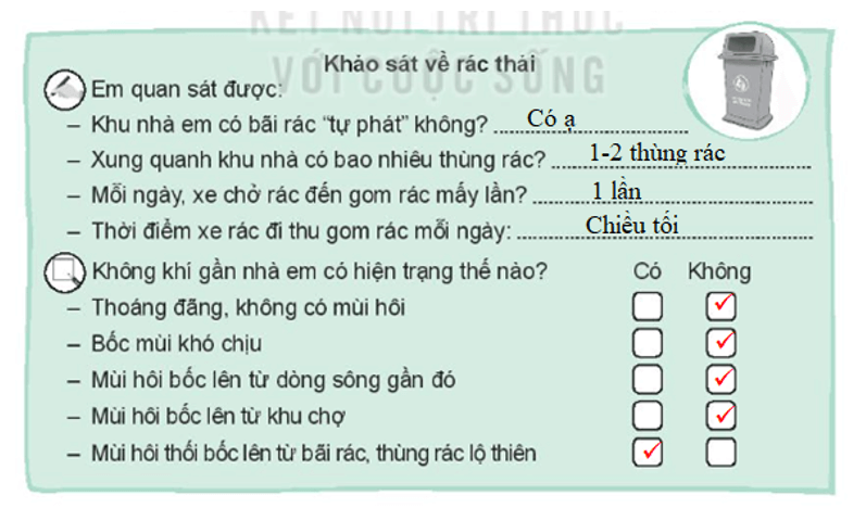 Vở bài tập Hoạt động trải nghiệm lớp 3 Tuần 30 trang 61, 62: Môi trường kêu cứu, Bảng thông tin môi trường | Kết nối tri thức