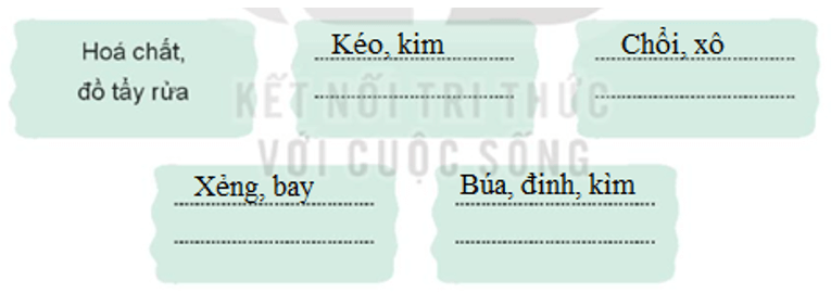 Vở bài tập Hoạt động trải nghiệm lớp 3 Tuần 34 trang 70, 71, 72: An toàn là bạn, Nguyên tắc đảm bảo an toàn trong lao động | Kết nối tri thức