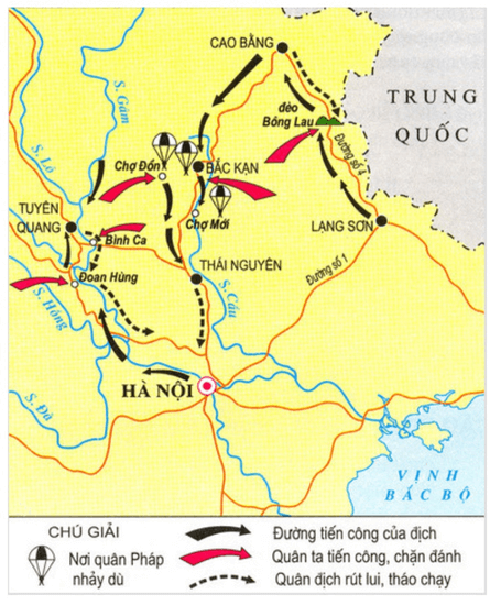 Vở bài tập Lịch Sử lớp 5 Bài 14: Thu – Đông 1947, Việt Bắc mồ chôn giặc Pháp | Giải VBT Lịch Sử 5