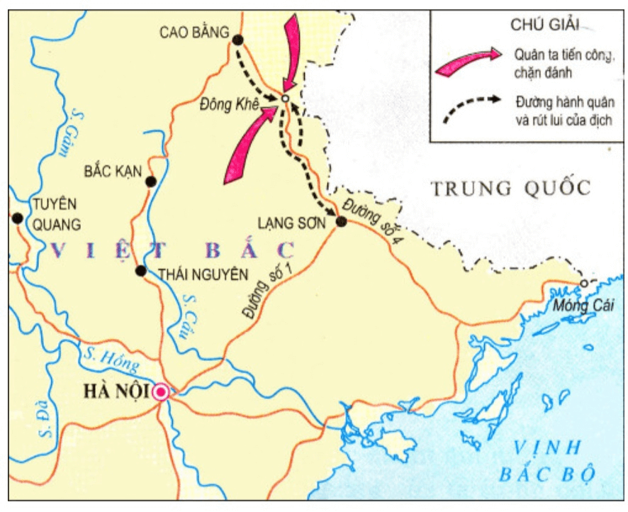 Vở bài tập Lịch Sử lớp 5 Bài 15: Chiến thằng Biên giới thu – đông 1950 | Giải VBT Lịch Sử 5