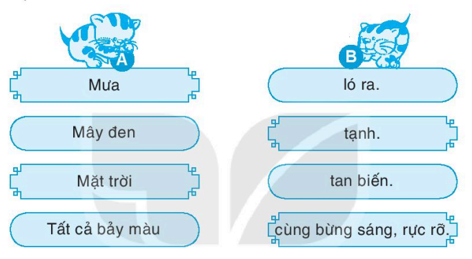 Vở bài tập Tiếng Việt lớp 1 trang 45, 46 Bảy sắc cầu vồng | Kết nối tri thức