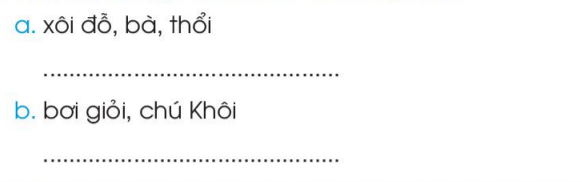 Vở bài tập Tiếng Việt lớp 1 Tập 1 trang 37 Bài 39: oi, ôi, ơi