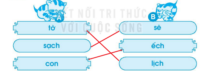 Vở bài tập Tiếng Việt lớp 1 Tập 1 trang 52 Bài 58: ach, êch, ich