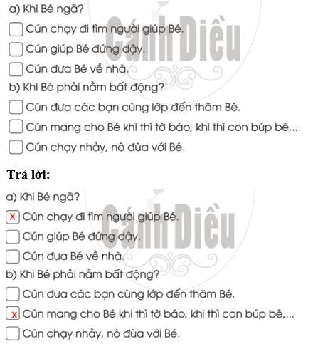 Vở bài tập Tiếng Việt lớp 2 Tập 2 trang 6, 7, 8, 9, 10 Bài 20: Gắn bó với con người