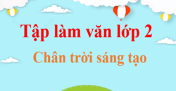 Tập làm văn lớp 2 | Viết đoạn văn lớp 2 | Văn mẫu VBT Tiếng Việt lớp 2 | Chân trời sáng tạo