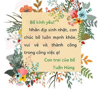 Top 30 Viết bưu thiếp chúc mừng sinh nhật một người thân