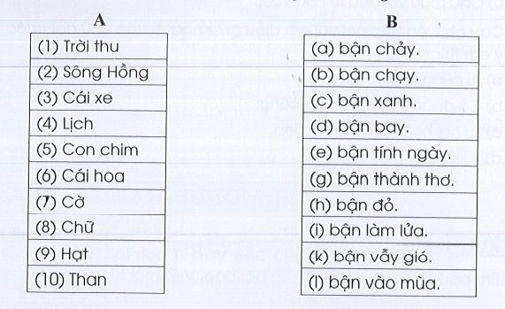 Vở bài tập Tiếng Việt lớp 3 Tập 1 trang 46, 47 Đọc hiểu: Bận | Cánh diều