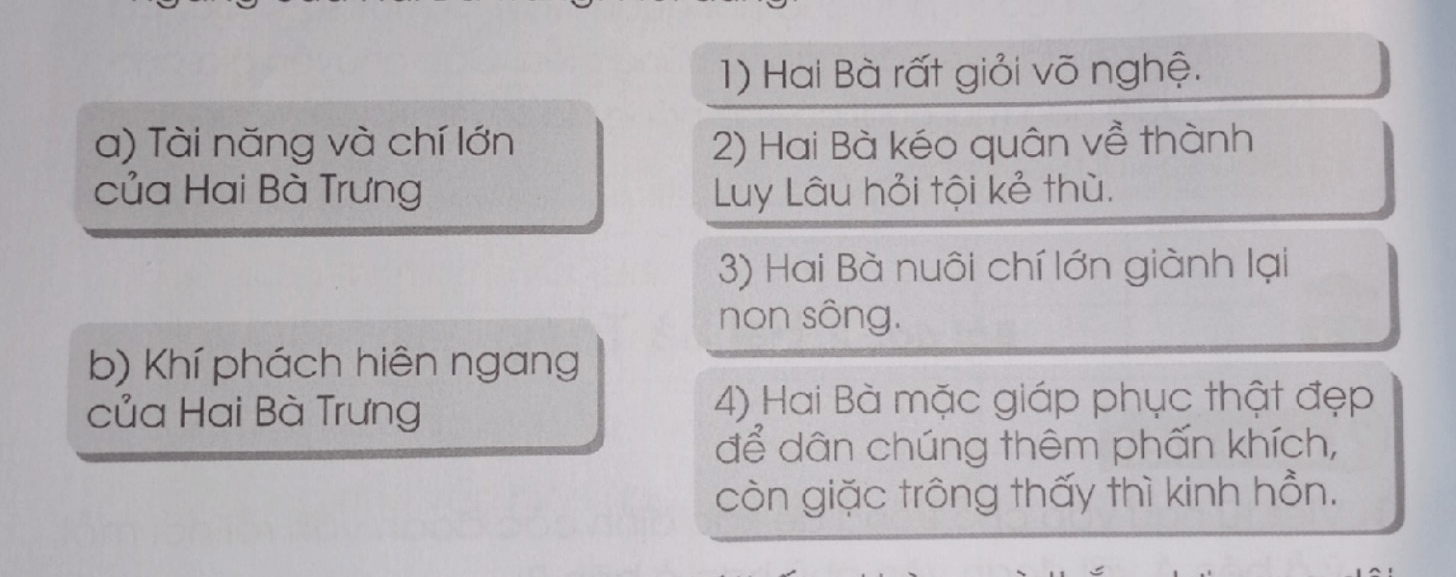 Vở bài tập Tiếng Việt lớp 3 Tập 2 trang 51, 52 Đọc hiểu: Hai Bà Trưng | Cánh diều