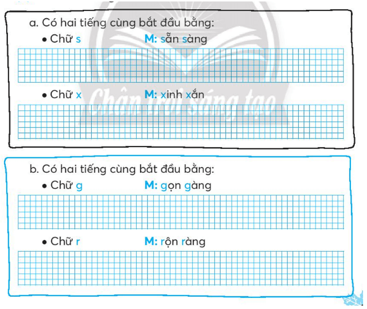 Vở bài tập Tiếng Việt lớp 3 Bài 3: Em vui đến trường trang 9, 10, 11, 12 Tập 1 | Chân trời sáng tạo