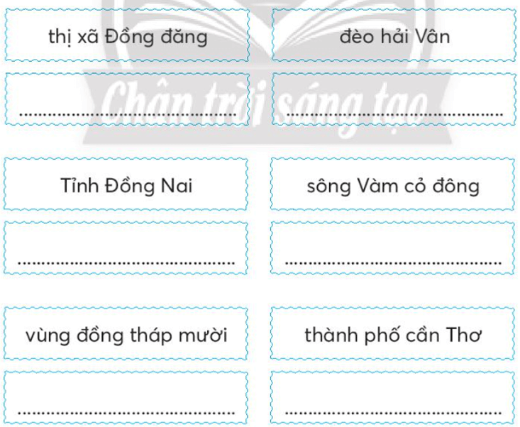 Vở bài tập Tiếng Việt lớp 3 Bài 3: Non xanh nước biếc trang 62, 63, 64, 65 Tập 2 | Chân trời sáng tạo