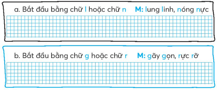 Vở bài tập Tiếng Việt lớp 3 Bài 3: Non xanh nước biếc trang 62, 63, 64, 65 Tập 2 | Chân trời sáng tạo