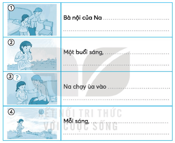 Vở bài tập Tiếng Việt lớp 3 Bài 21: Tia nắng bé nhỏ trang 48, 49 Tập 1 | Kết nối tri thức