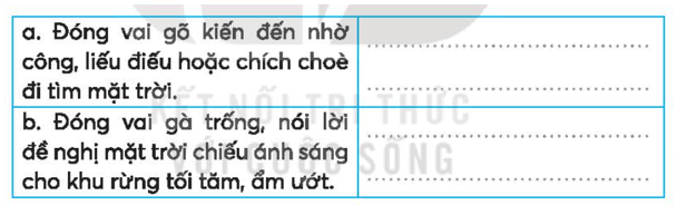 Vở bài tập Tiếng Việt lớp 3 Bài 26: Đi tìm mặt trời trang 58, 59 Tập 1 | Kết nối tri thức