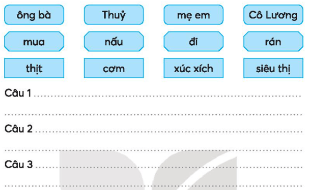 Vở bài tập Tiếng Việt lớp 3 Bài 6: Tập nấu ăn trang 14, 15 Tập 1 | Kết nối tri thức