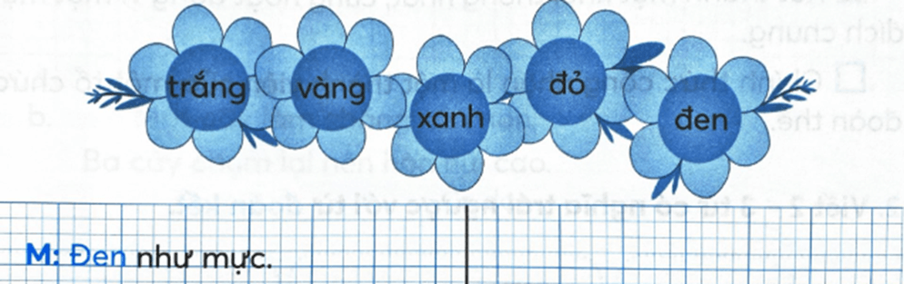 Vở bài tập Tiếng Việt lớp 4 Bài 7: Sắc màu | Chân trời sáng tạo