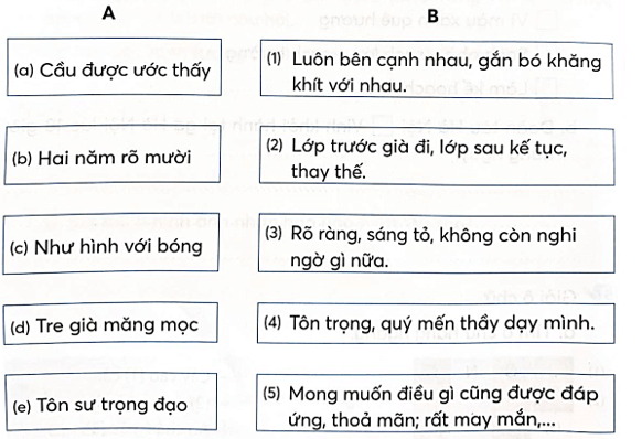 Vở bài tập Tiếng Việt lớp 4 Ôn tập cuối học kì 1 | Kết nối tri thức