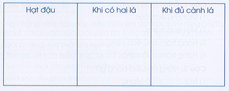 Vở bài tập Tin học lớp 3 trang 58, 59 Bài 1: Máy tính giúp em quan sát hạt đậu nảy mầm | Cánh diều