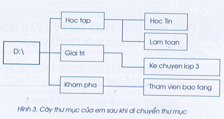 Vở bài tập Tin học lớp 3 trang 43, 44, 45 Bài 3: Em tập thao tác với thư mục | Cánh diều