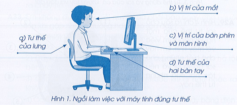 Vở bài tập Tin học lớp 3 trang 13, 14, 15 Bài 5: Bảo vệ sức khoẻ khi dùng máy tính | Cánh diều