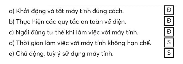 Vở bài tập Tin học lớp 3 trang 22, 23, 24, 24, 25 ,26 Ôn tập học kì I | Chân trời sáng tạo