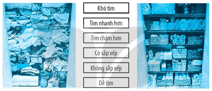 Vở bài tập Tin học lớp 3 trang 28, 29, 30, 31 Bài 7: Sắp xếp để dễ tìm | Kết nối tri thức (ảnh 1)