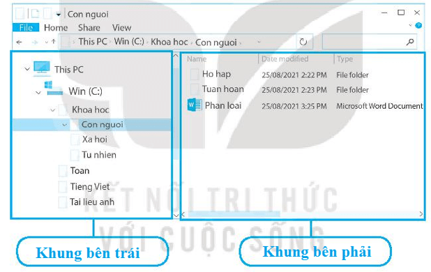 Vở bài tập Tin học lớp 3 trang 36, 37, 38, 39 Bài 9: Thực hành với tệp và thư mục trong máy tính | Kết nối tri thức (ảnh 4)