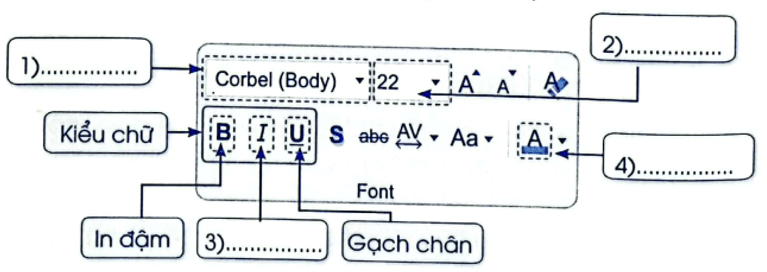 Vở bài tập Tin học lớp 4 Cánh diều Bài 2: Định dạng văn bản trên trang chiếu