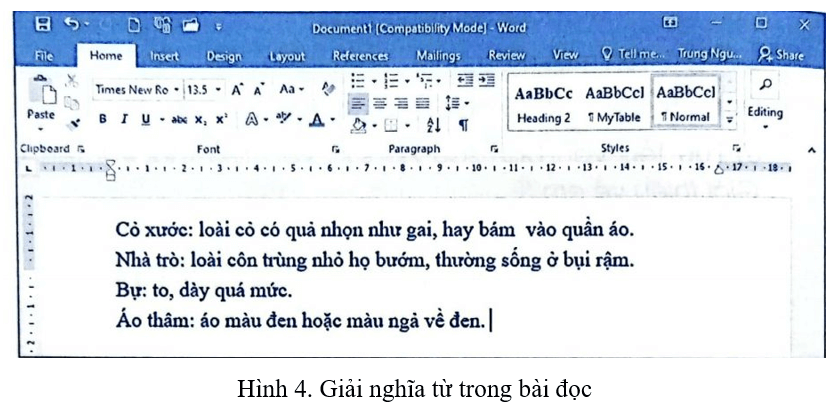 Vở bài tập Tin học lớp 4 Cánh diều Bài 3: Thực hành mở tệp, soạn thảo và lưu tệp văn bản