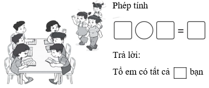 Vở bài tập Toán lớp 1 trang 41, 42 Bài 58: Luyện tập | Cánh diều