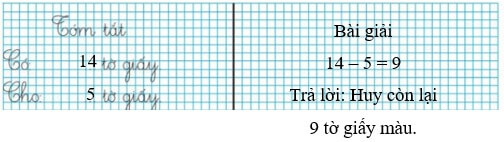 Giải vở bài tập Toán lớp 2 Tập 1 trang 67, 68 Em giải bài toán | Chân trời sáng tạo