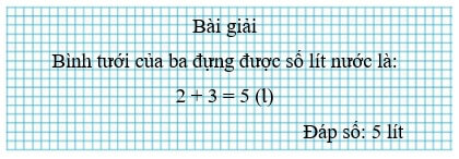 Giải vở bài tập Toán lớp 2 Tập 1 trang 72 Lít | Chân trời sáng tạo