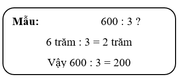 Vở bài tập Toán lớp 3 Cánh diều trang 69 Bài 35: Chia số tròn trục, tròn trăm cho số có một chữ số