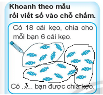 Vở bài tập Toán lớp 3 trang 61 Bảng chia 6 | Chân trời sáng tạo