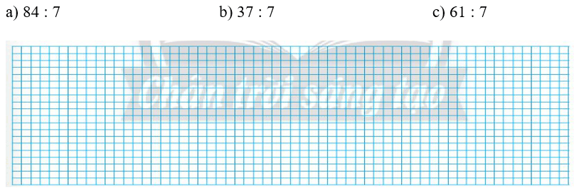 Vở bài tập Toán lớp 3 trang 64 Bảng chia 7 | Chân trời sáng tạo