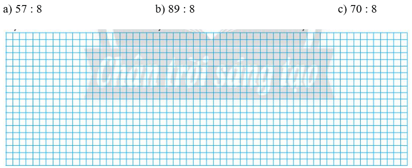 Vở bài tập Toán lớp 3 trang 66 Bảng chia 8 | Chân trời sáng tạo