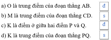 Vở bài tập Toán lớp 3 trang 79, 80 Điểm ở giữa. Trung điểm của đoạn thẳng | Chân trời sáng tạo