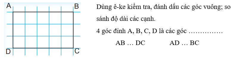 Vở bài tập Toán lớp 3 Tập 2 trang 36 Hình chữ nhật | Chân trời sáng tạo