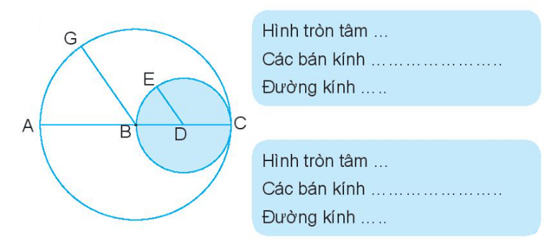 Vở bài tập Toán lớp 3 trang 81, 82 Hình tròn | Chân trời sáng tạo