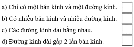 Vở bài tập Toán lớp 3 trang 81, 82 Hình tròn | Chân trời sáng tạo