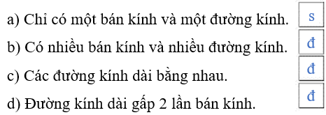 Vở bài tập Toán lớp 3 trang 81, 82 Hình tròn | Chân trời sáng tạo