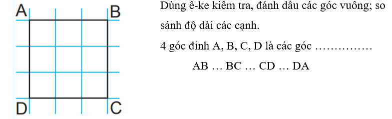 Vở bài tập Toán lớp 3 Tập 2 trang 37 Hình vuông | Chân trời sáng tạo